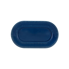 Plato Fuente Fantasía Azul Rey 26 cm Plato Fuente Fantasía Azul Rey 26 cm