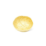 Bowl chico de cerámica amarillo en forma de repollo, marca Zash
