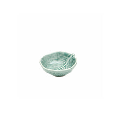 Mini-Bowl Sal y Condimentos en Forma de Repollo Azul Hielo 8 cm de Cerámica. 1 Pieza Mini-Bowl Sal y Condimentos en Forma de Repollo Azul Hielo 8 cm de Cerámica. 1 Pieza