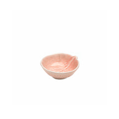 Mini-Bowl Sal o Condimentos en Forma de Repollo Rosa Pálido 8 cm de Cerámica. 1 Pieza Mini-Bowl Sal o Condimentos en Forma de Repollo Rosa Pálido 8 cm de Cerámica. 1 Pieza