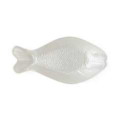 Plato para Servir Pez Blanco Aperlado 25 cm Plato para Servir Pez Blanco Aperlado 25 cm