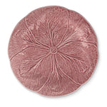 Plato trinche de cerámica rosa en forma de repollo, marca Zash