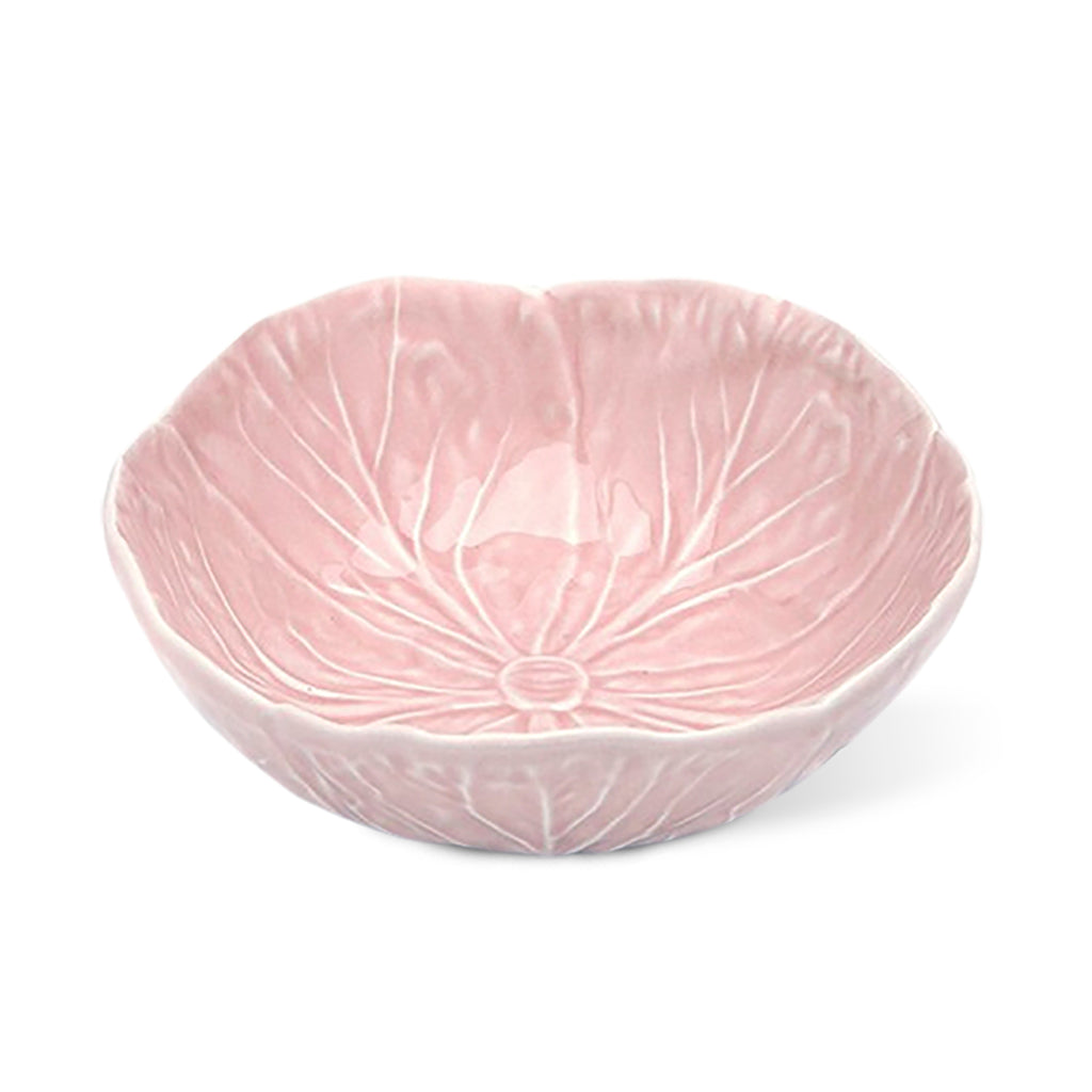Ensaladera de cerámica rosa en forma de repollo, marca Zash