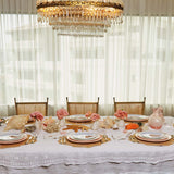 Set de Vajilla Acapulco para 4 Personas con Platos Trinche Rayas Gris Plata, Platos Ensalada Pez (8 piezas)