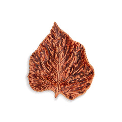 Plato Hoja Chica Abedul Naranja 17 cm Plato Hoja Chica Abedul Naranja 17 cm
