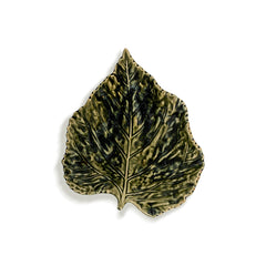 Plato Hoja Abedul Verde 17 cm Plato Hoja Abedul Verde 17 cm