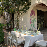 Set Completo de Vajilla Talavera Verde. Para cuatro lugares.