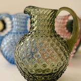 Jarra Hobnail Azul Claro