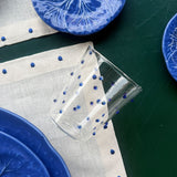 Vasos Tumbler Pippa con Puntitos Azules, set de 6