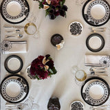 Platos Ensalada Identidad Negro. Set de 4