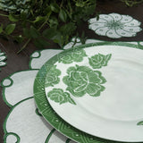 Set Completo Vajilla Identidad en color Verde. Set para 4 personas