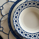 Platos Sopero Identidad Verde. Set de 4