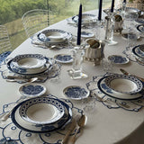 Platos Pan Identidad Azul. Set de 4