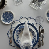 Platos Pan Identidad Azul. Set de 4