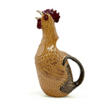 Jarra de cerámica en forma de Gallo de Bordallo Pinheiro