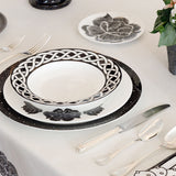 Platos Pan Identidad Negro. Set de 4