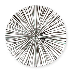 Platos Trinche de Rayas Verdes, set de 4 Platos Trinche de Rayas Verdes, set de 4