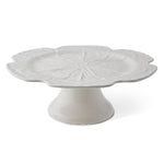 Pastelero de cerámica de repollo en blanco, marca Bordallo Pinheiro