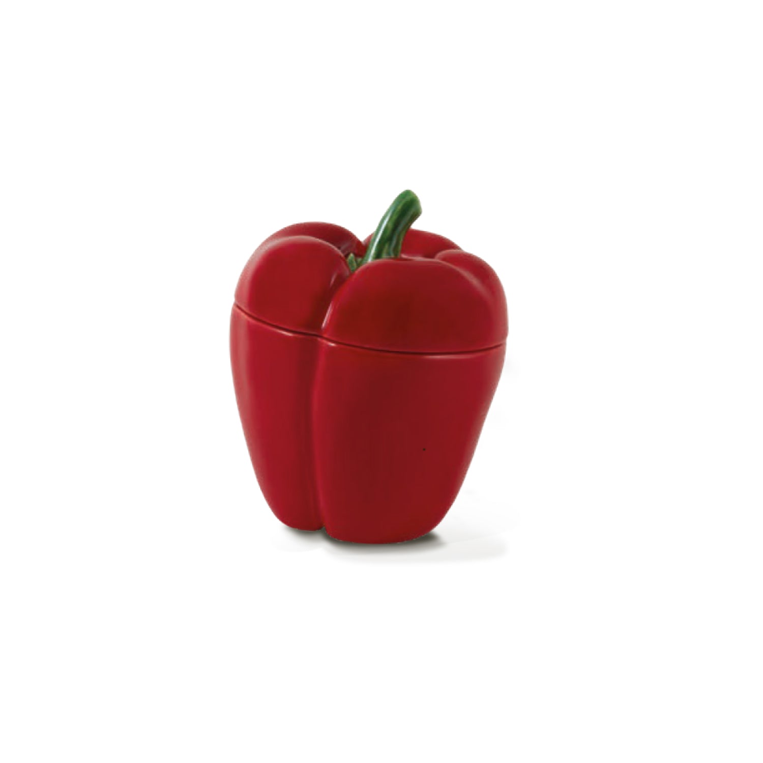 Caja chica de cerámica en forma de pimiento rojo de Bordallo Pinheiro