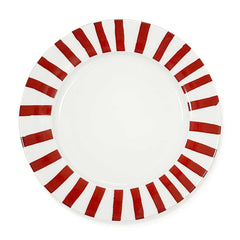 Platos Trinche Candy Cane Rojo, set de 4 Platos Trinche Candy Cane Rojo, set de 4