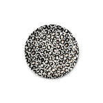 Plato de pan o postre con cheetah print con Oro de 24 k, marca Zash