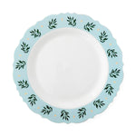 Plato Trinche con ondas y hojas de olivos, marca Zash