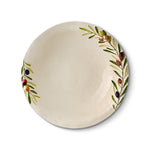 Plato para ensalada olival de cerámica beige con aceitunas