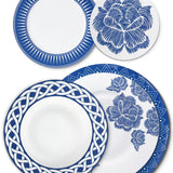 Set completo de Vajilla Identidad en color Azul, diseñado por Sofía Aspe Interiorismo para Zash