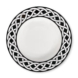 Platos Sopero Identidad Negro. Set de 4