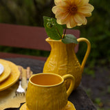 Taza de Repollo Amarillo Canario. Set de 4