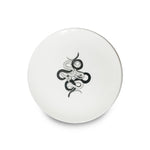 plato serpientes, plato culebras, plato ilustrado, plato de porcelana, plato mediano, plato ensalada marca Zash