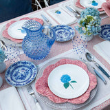 Jarra Hobnail Azul Claro