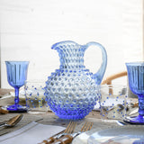 Jarra Hobnail Azul Claro
