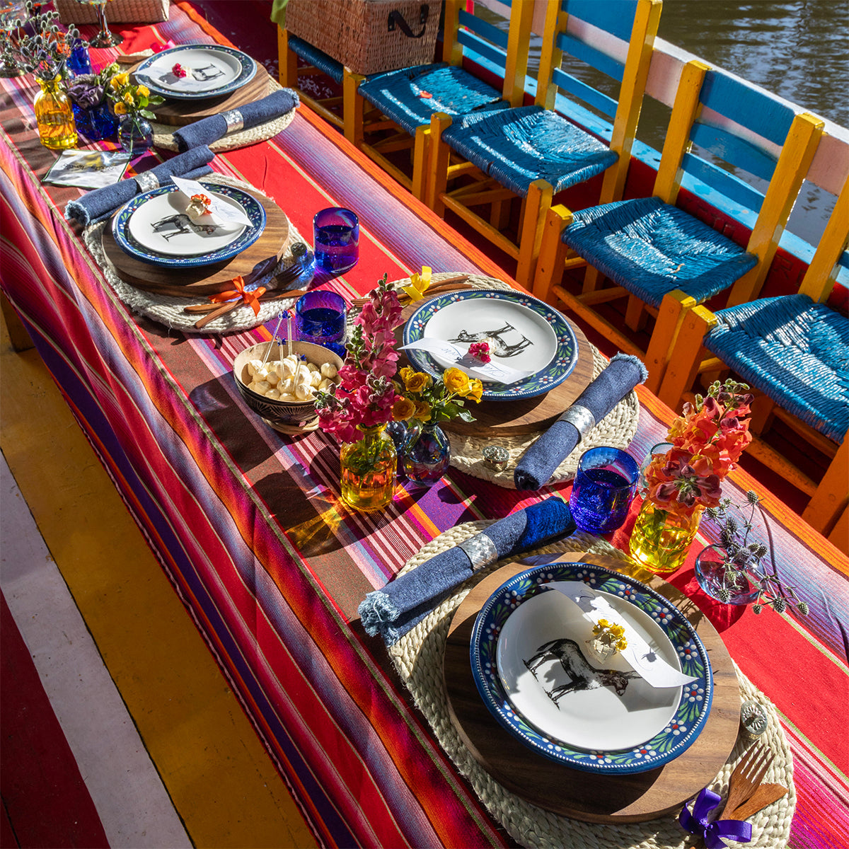UNA MESA CHULA EN XOCHIMILCO