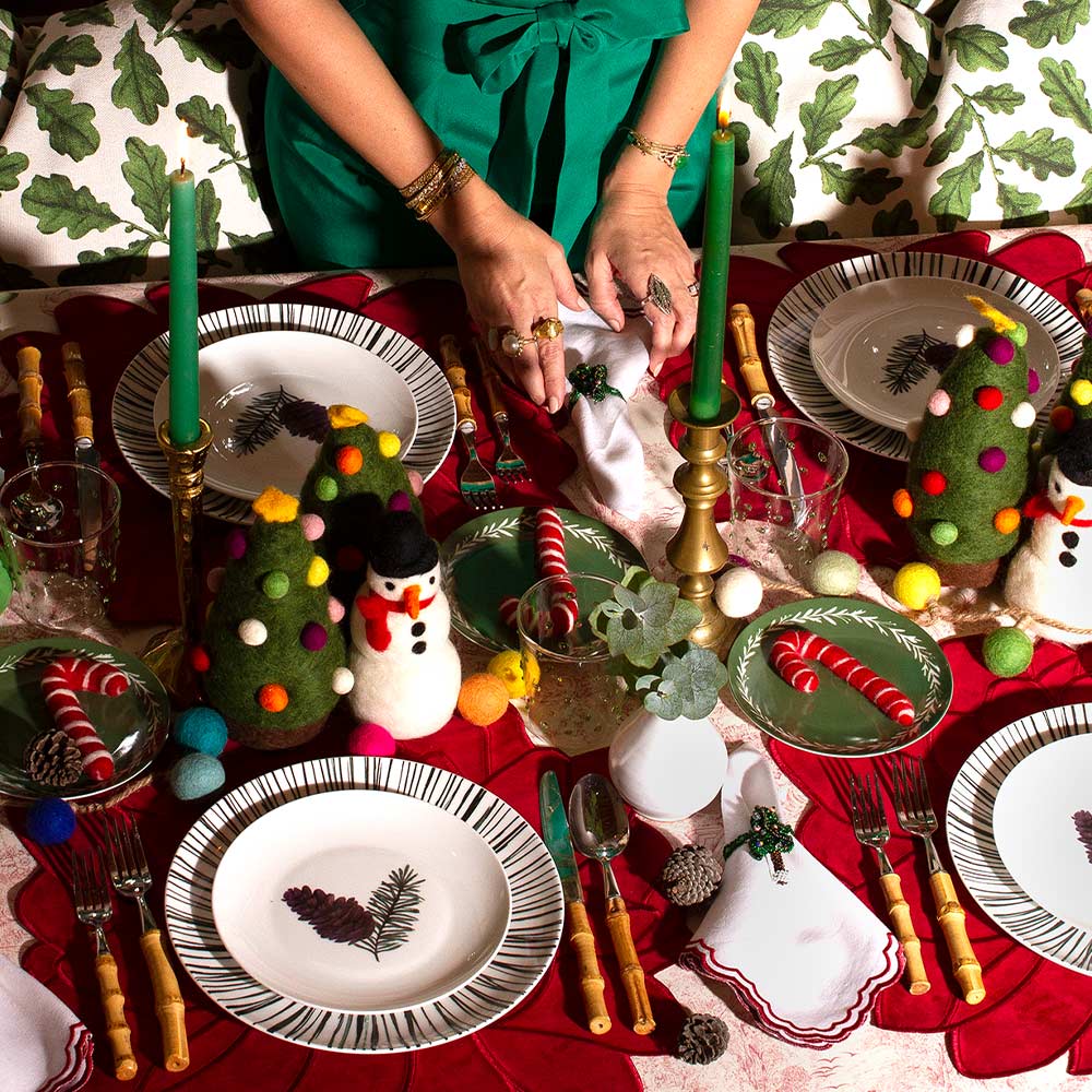 TU MESA PARA UNAS HAPPY HOLIDAYS