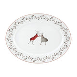 Fuente Oval Noel Mediana 32 cm