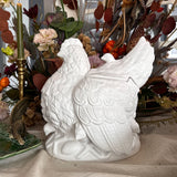 Sopera con Tapa Blanca Gallina 4 L.