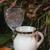 Jarrito para Café Puebla 280 ml en Blanco y Negro. Set de 4