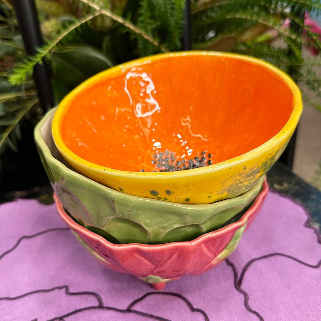 Bowl Papaya 14 cm. Set de 4