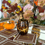 Cocteleras Bordadas con Palabras y Frases de Thanksgiving, set de 4. Set 1