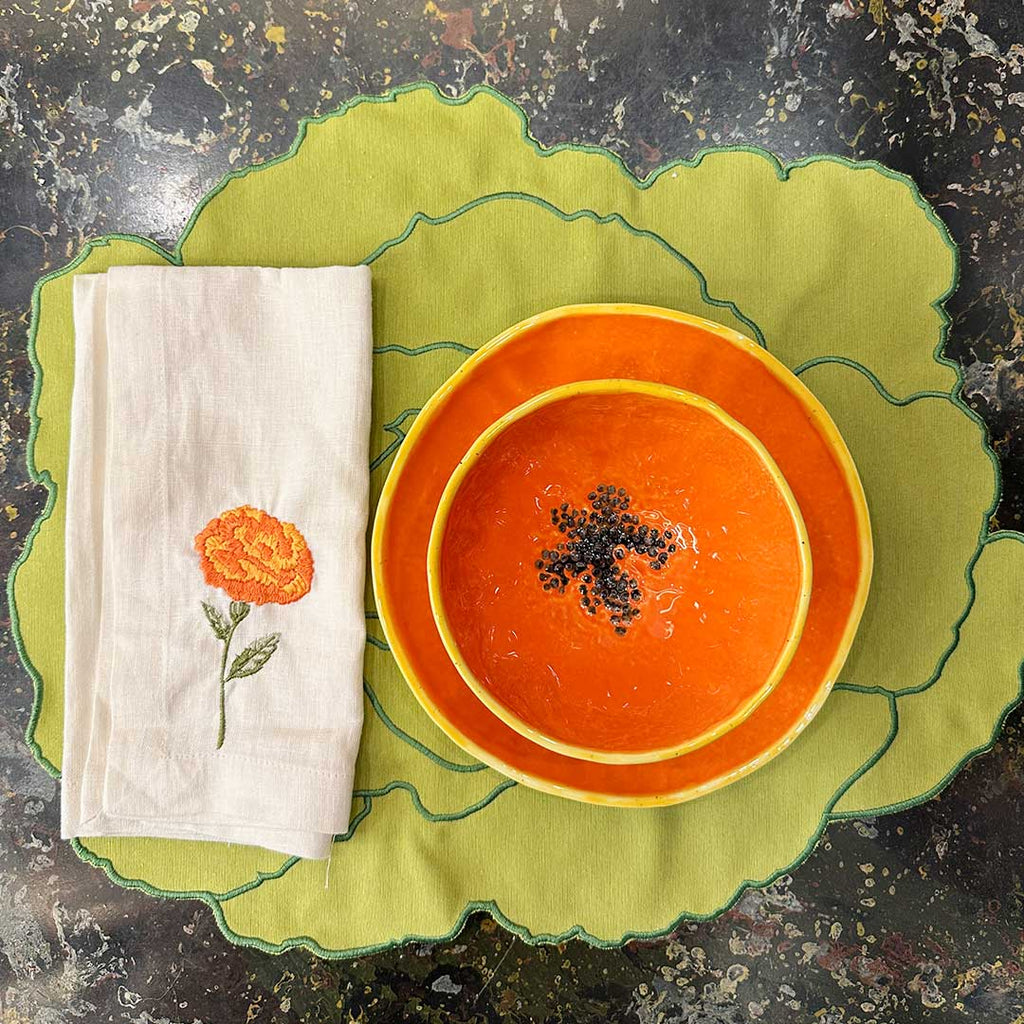 Bowl Papaya 14 cm. Set de 4