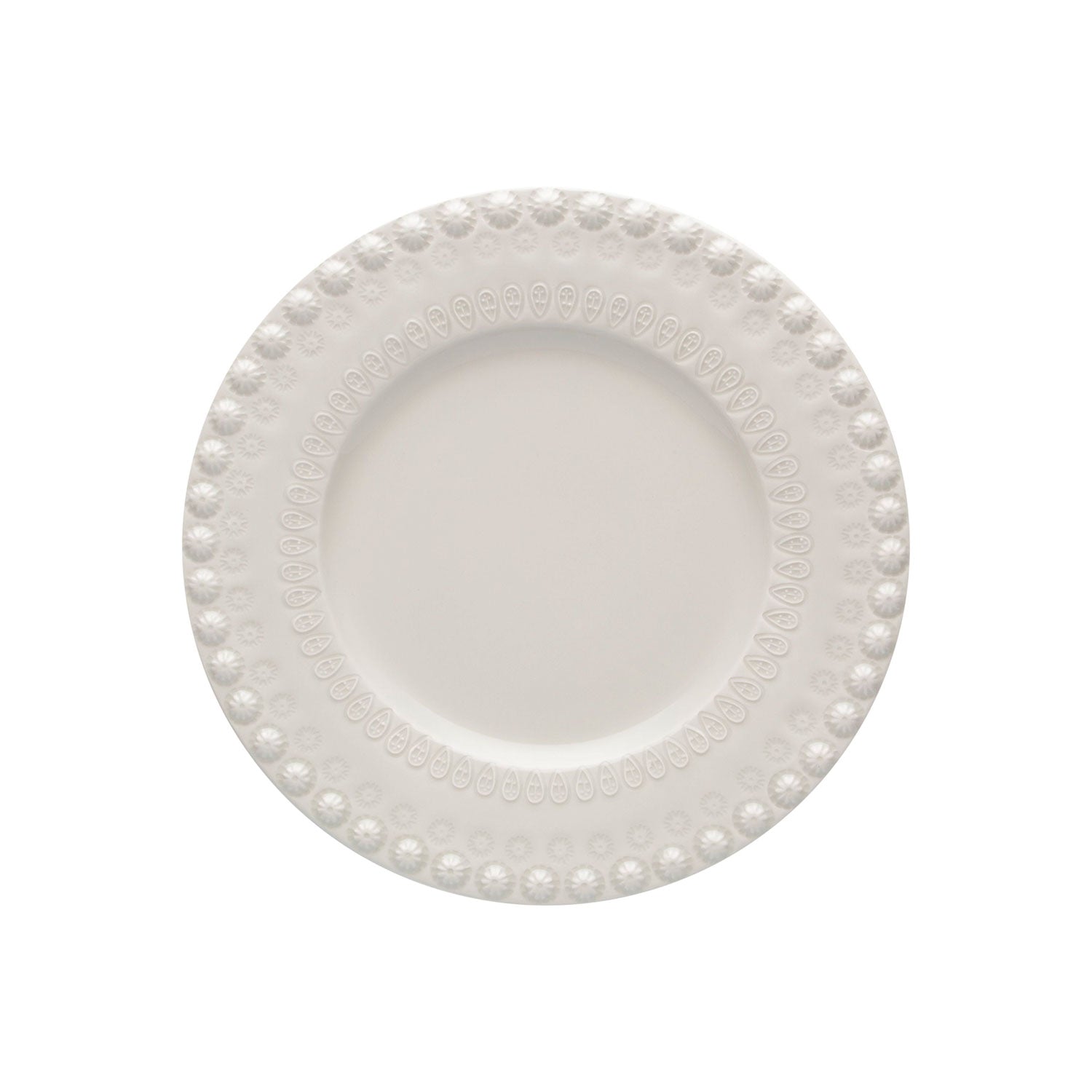 Plato para ensalada Fantasía de cerámica color gris niebla, marca Bordallo Pinheiro