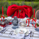 Plato Pan Cristal Gris 15 cm. Set de 4