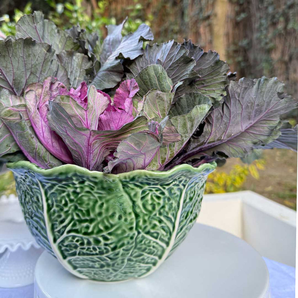 Ensaladera Pequeña de Repollo de Bordallo Pinheiro 29.5 cm.