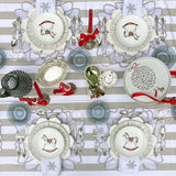 Plato Pan Cristal Gris 15 cm. Set de 4