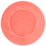 Bajo Platos Fantasía Rosa 34 cm. Set de 4.
