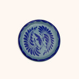 Plato Pan Puebla Azul Turquesa. Set de 4
