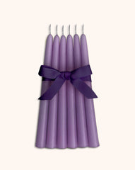 Set de 6 Velas Artesanales Lila