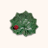 Plato Hoja Cineraria con Catarina.