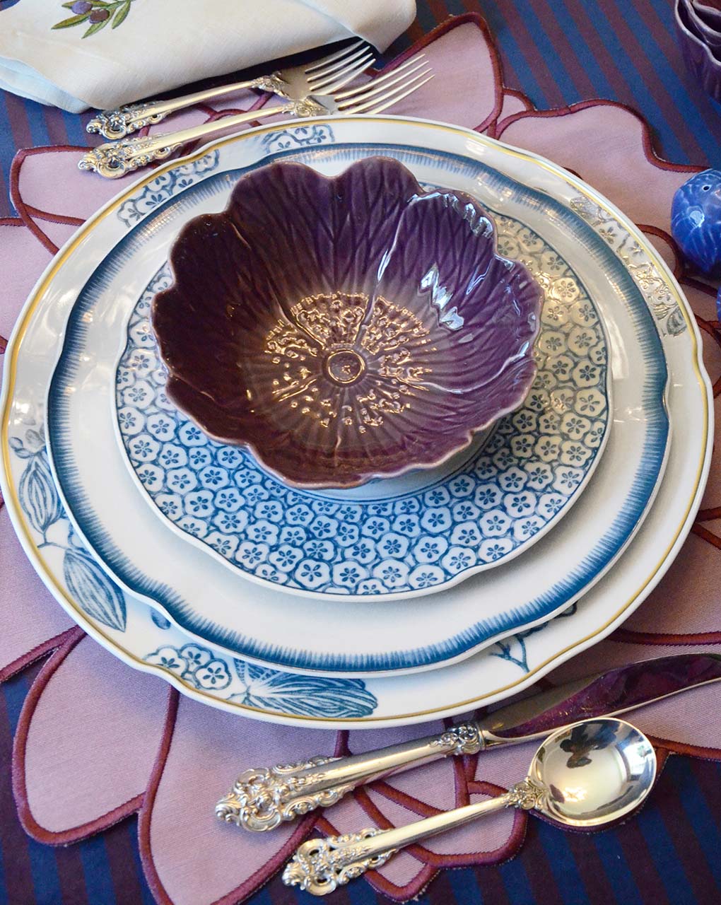 Plato Trinche Coralina Blue